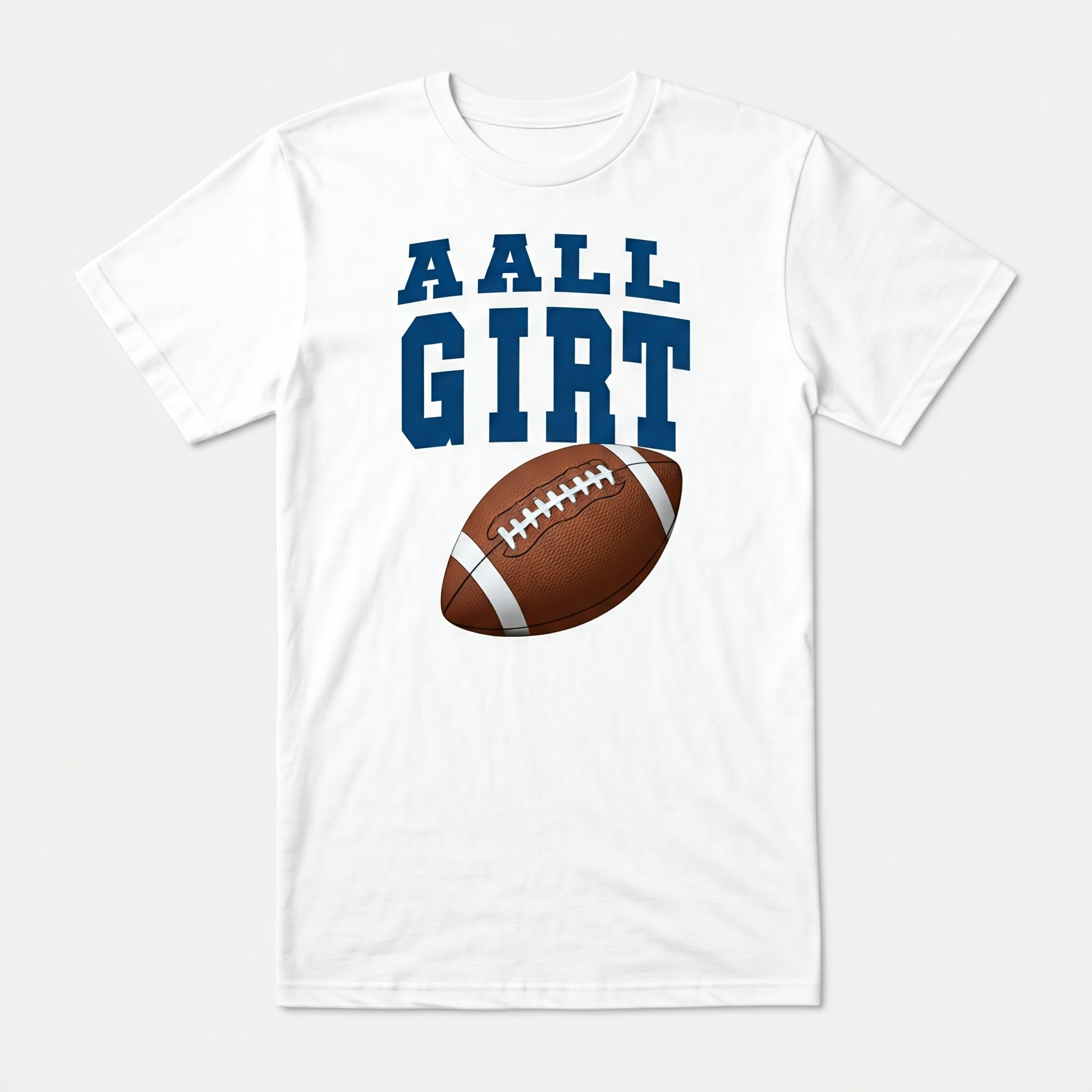 All Grit Football Tee, Grit Football Graphic Tee, Football Spirit Tee